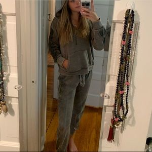 Vintage havana quater zip snakeskin hoodie
